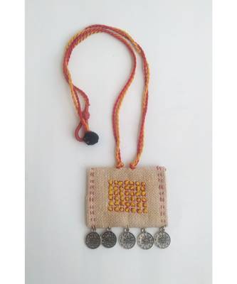 Embroidered Pendant Necklace for Women 2