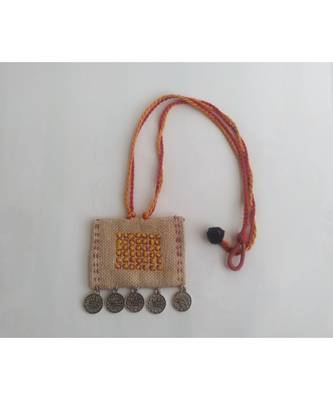 Embroidered Pendant Necklace for Women 4