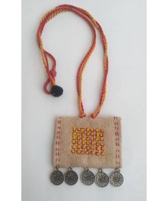 Embroidered Pendant Necklace for Women 6
