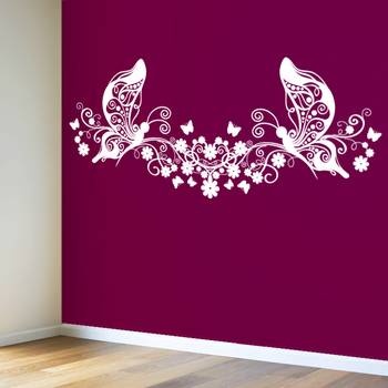 Butterfly Art wall decal 1