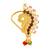 Gold Plated with Peals Alloy Maharashtrian banu Nath Nathiya   Nose Pin for women VFJ1005NTH TAR