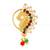 Gold Plated with Peals Alloy Maharashtrian banu Nath Nathiya   Nose Pin for women VFJ1005NTH Press