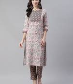 Multicolor printed viscose rayon kurtas-and-kurtis