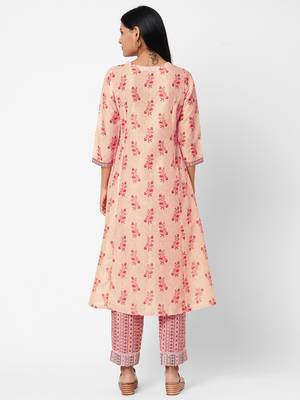 Pink embroidered viscose ethnic-kurtis 2