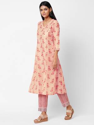 Pink embroidered viscose ethnic-kurtis 4