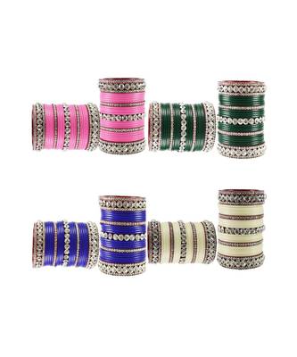 Multi Stone Stud Acrylic Bangle with very extra size 2