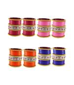 Multi Stone Stud Acrylic Bangle with very extra size