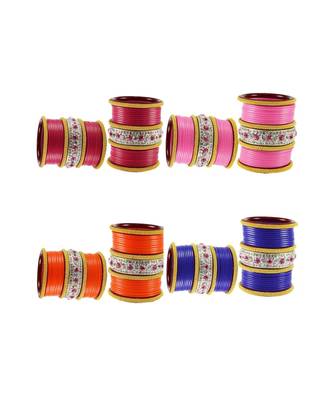 Multi Stone Stud Acrylic Bangle with very extra size 2