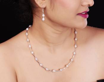 Real Natural Hyderabadi pearls Set With Certificate 1
