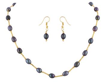 Real Natural Hyderabadi pearls Set With Certificate 4
