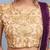 Purple Dori, Zari and Sequins Embroidered semi velvet semi stitched bridal lehenga for wedding