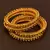 Gold Plated Kundan Embellished Bangle Set BD489