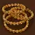 Gold Plated Kundan Embellished Bangle Set BD492