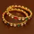 Gold Plated Kundan and Stone Embellished Bangles BD498