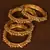 Gold Plated Kundan Embellished Designer Bangles BD516