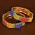 Gold plated zircon and beads embellished bangles BD522
