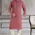 arruga light wine embroidered pure georgette kurta-pajama