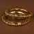 Gold Plated Zircon Stone Embellished Glossy Antique Look Bangles BD513