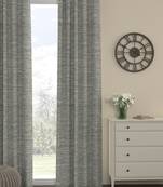 ROSARA HOME Pack of Single Eyelet Polyester Curtain,Beige & Grey