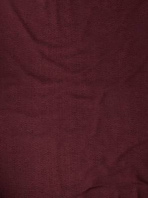 ROSARA HOME Pack of 2 Eyelet Polyester Curtains,Maroon 3