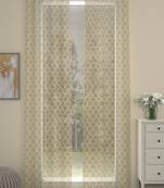 ROSARA HOME Pack of 2 Eyelet Cotton Curtains,Yellow