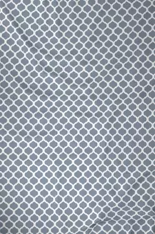 ROSARA HOME Pack of 2 Eyelet Cotton Curtains,Grey