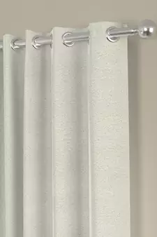 ROSARA HOME Solid  Pack of 2 Regular Curtains,Cream