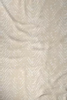 ROSARA HOME chevron  Pack of 2 Regular Curtains,Beige