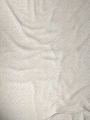 ROSARA HOME chevron  Pack of 2 Regular Curtains,Cream 3