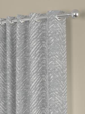 ROSARA HOME chevron  Pack of 2 Regular Curtains,Grey 2