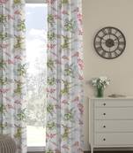 ROSARA HOME Floral  Pack of Single Regular Curtain,Multicolor