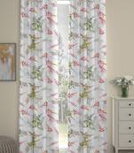 ROSARA HOME Floral  Pack of 2 Regular Curtains,Multicolor