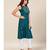 blue silk stitched Sleeveless   Kurti