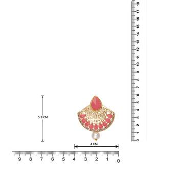 Pink pearl earrings 4