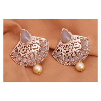 Grey pearl earrings 3