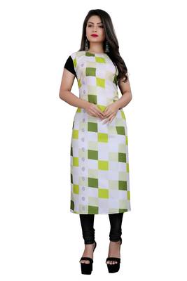 Multicolor printed crepe ethnic-kurtis 1
