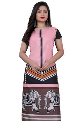 Multicolor printed crepe ethnic-kurtis 3