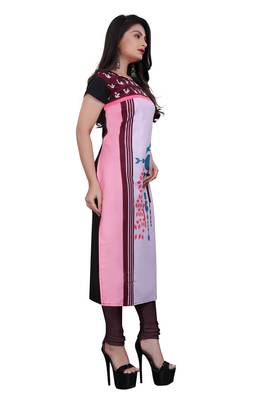 Multicolor printed crepe ethnic-kurtis 4