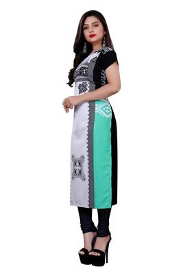 Multicolor printed crepe ethnic-kurtis 3