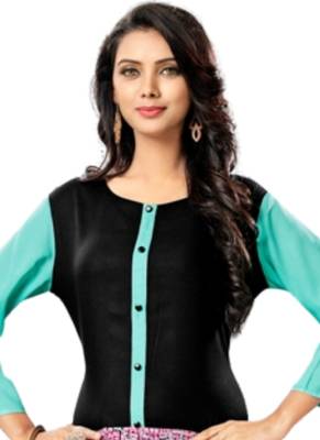 Multicolor printed rayon ethnic-kurtis 2