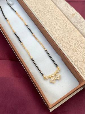 White diamond mangalsutra 1