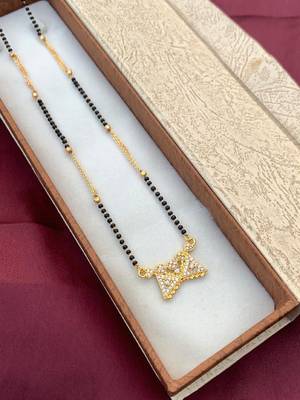 White diamond mangalsutra 1