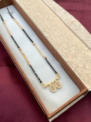 White diamond mangalsutra 1