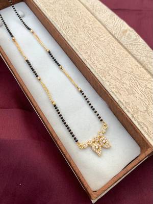 White diamond mangalsutra 1