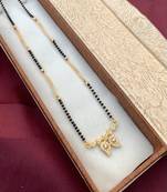 White diamond mangalsutra