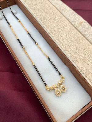 White diamond mangalsutra 1
