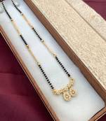 White diamond mangalsutra