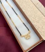 Yellow diamond mangalsutra