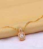 Yellow diamond pendants