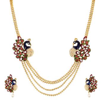 Multicolor cubic zirconia jewellery-combo 3